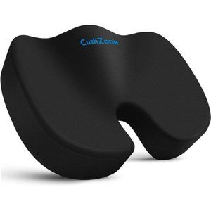 Seat Cushion, Office Chair Cushions, Car Seat Cushion, Non-Slip Sciatica (Black)